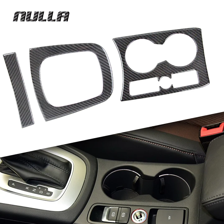 NULLA Carbon Fiber font b Car b font font b Interior b font Gear Shift Panel