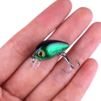

200pcs 3CM 1.5G 10# hooks Diving Small crank fishing lures peche carp catfish fishing baits wobble bass pesca fishing tackles
