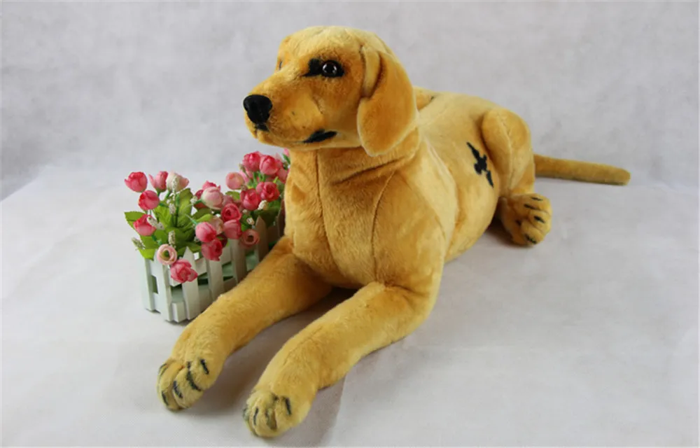Big Stuffed Soft Plush Cute Labrador Retriever Dog Simulation Toy1