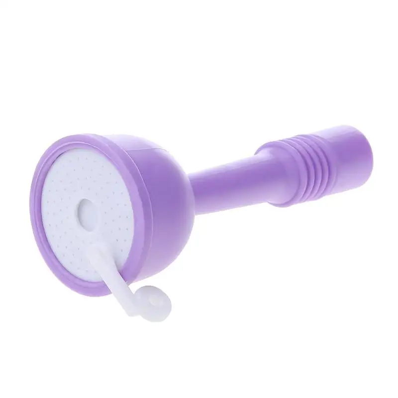 Силиконовый кухонный кран водосберегающий фильтр для душа вода вращающийся спрей кран клапан водяного фильтра для кухни аксессуары для ванной комнаты - Цвет: Фиолетовый