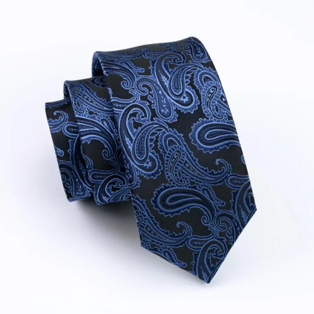 FA-981 Barry. Wang мужские галстуки голубой Пейсли шёлк-жаккард галстук носовой платок запонки набор мужской бизнес подарок галстуки для мужчин
