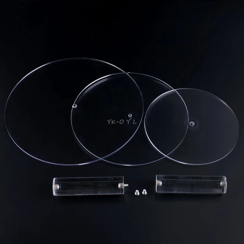 

3 Tier Round Cake Stand Acrylic Wedding Birthday Party Display Cupcake Tower Dessert Carrier