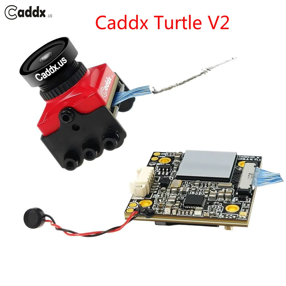Новая модернизированная Caddx черепаха V2 1080P 800TVL HD FPV камера Встроенная OSD