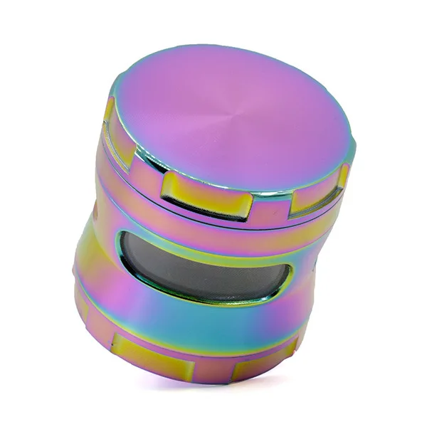 

New High Quality 4-layer Diameter 63MM Zinc Alloy Spice Mill Tobacco Herb Grinder Weed for Smoking Accessory Crusher Maker