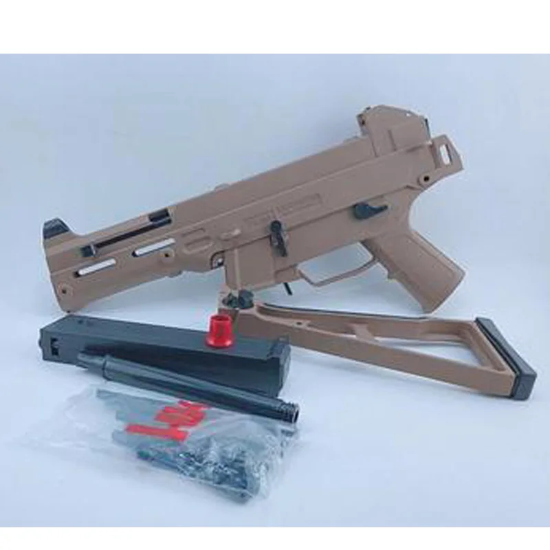 PB игривый bagToys Спорт на открытом воздухе CS нейлон UMP45 основной корпус Гофрированная коробка труба Батт jinming8 волна коробка комбинация гель мяч пистолет - Цвет: a  set