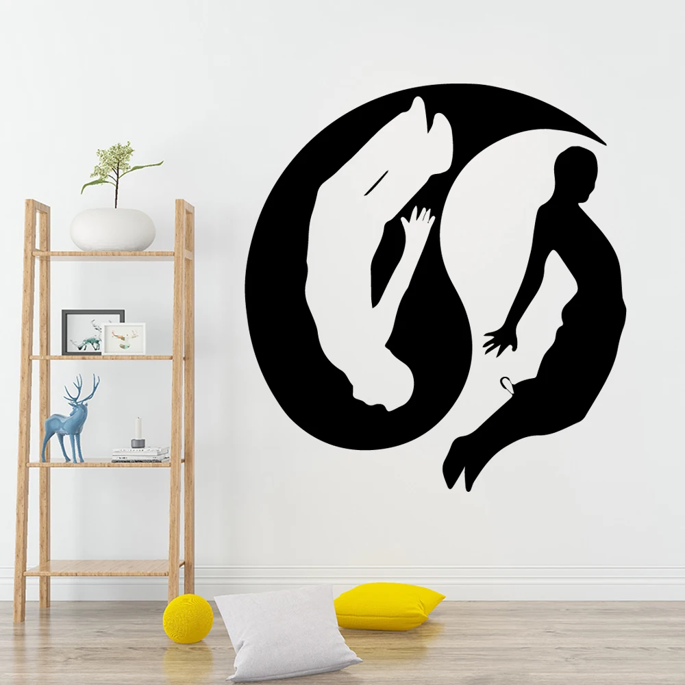 

Modern Tai Chi Self Adhesive Vinyl Wallpaper Pvc Wall Decals Art Decals