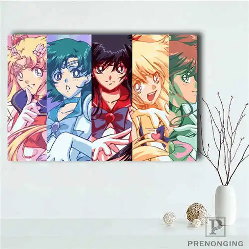

Custom Canvas Poster -sailor moon (19) Printing Posters Cloth Fabric Wall Art Pictures For Living Room Decor#18-12-05-H-04-222