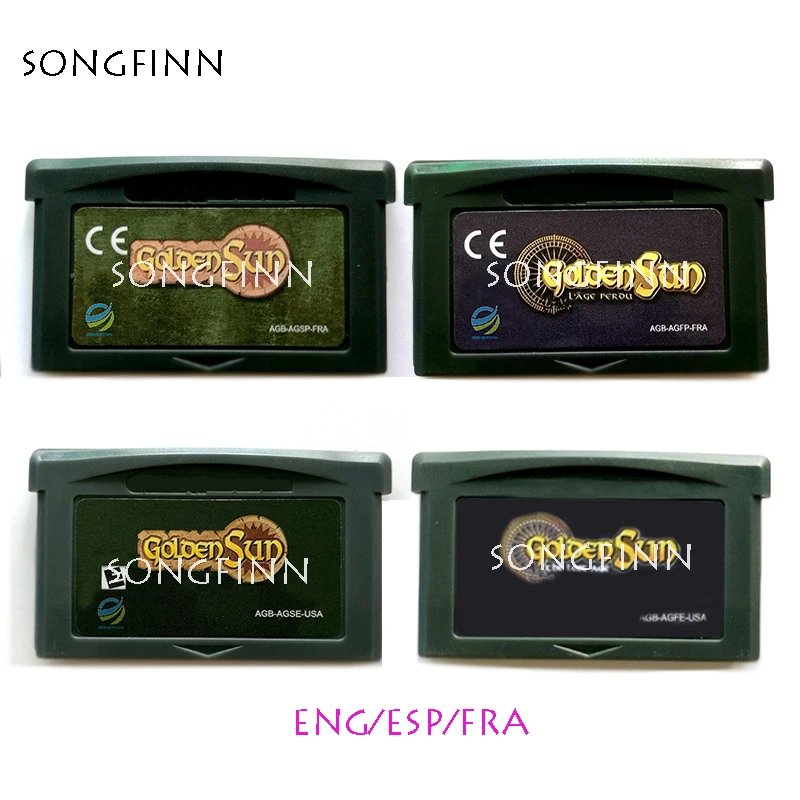 

Golden Sun The Lost Age Series Memory Cartridge Card for 32 Bit Video Game Console Accessories