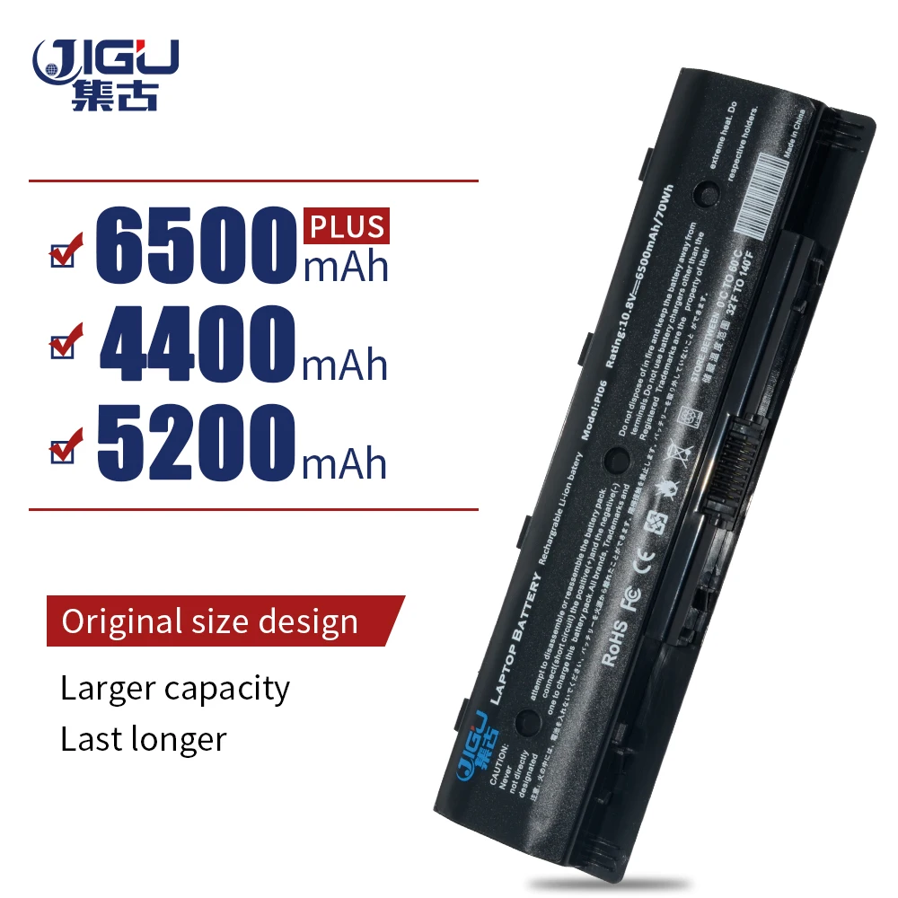 JIGU Laptop Battery For HP For Envy 14t 14z 15 15t 15z 17 17t M7 HSTNN-LB4N LB4O HSTNN-YB4N HSTNN-YB4O P106 PI06 PI09