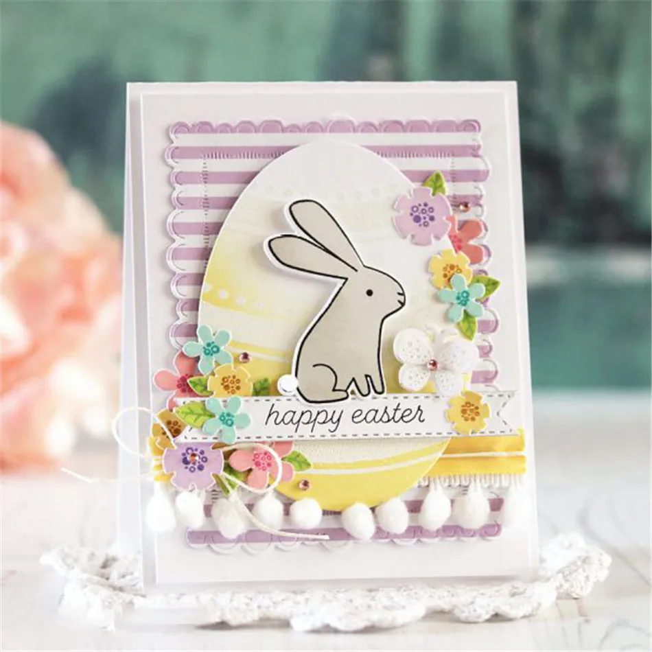 

YaMinSanNiO Rabbit Dies Animal Metal Cutting Dies Scrapbooking Craft Dies for Cards Making Embossing Stencil Decorative Album