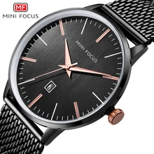 MINIFOCUS Luxury Brand Men's Watches are Fashionable Quartz Watch Men Waterproof Stainless Steel Montre Homme Male Clock Black MINIFOCUS Luxury Brand Men's Watches are Fashionable Quartz Watch Men Waterproof Stainless Steel Montre Homme Male Clock Black