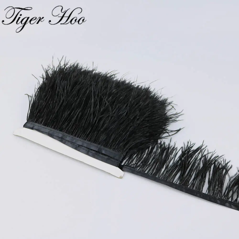 O14 8-10cm ostrich feather trims 4