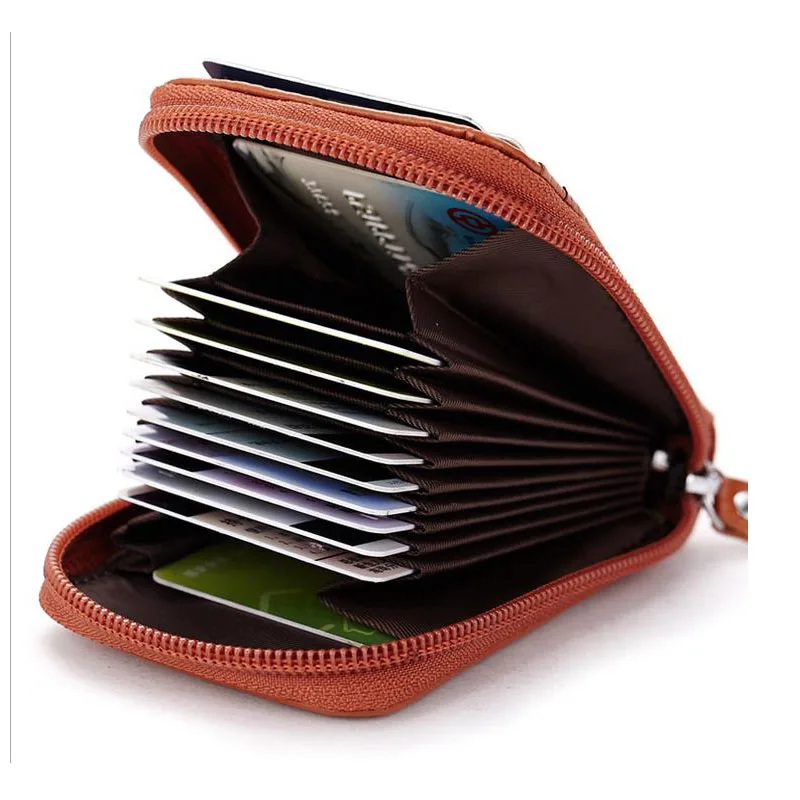 

Genuine leather organ card card Doka bit ladies bank card sets first layer of leather men's business card package