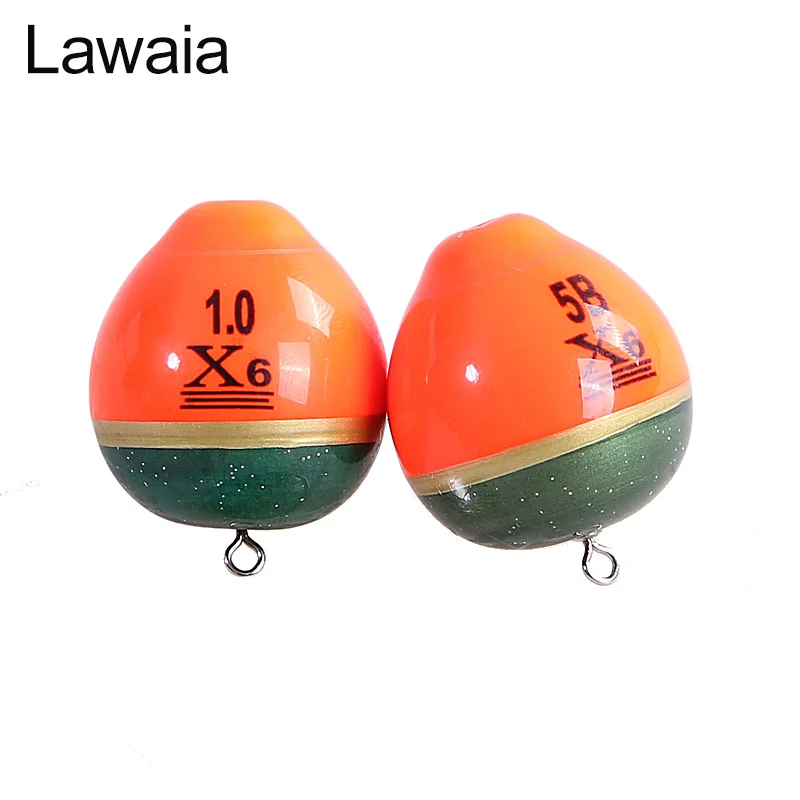 

Lawaia X6 floating fishing drifting fishing float hanging can be inserted into the luminous stick oval paulownia wood floating