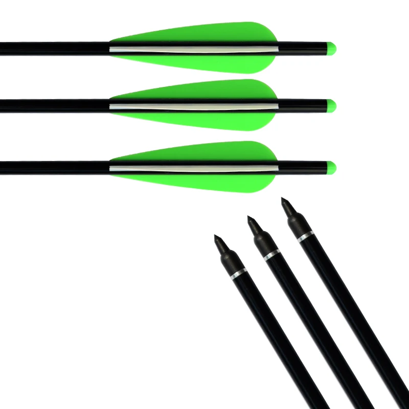 

ELONG 16" 17" 18" 20" Aluninum Crossbow Bolt Arrow 2219 Crossbow 125 Grain Screw Point Hunting Beast Archery Bow Free Shipping