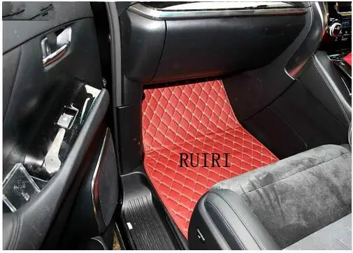 Специальные автомобильные коврики+ коврик для багажника для правого привода Toyota Alphard 7 мест-2002 водонепроницаемые ковры