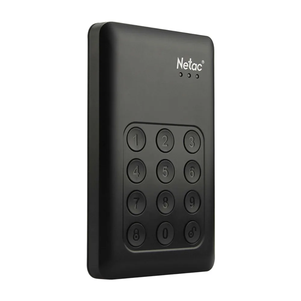 Netac K390 1TB USB 3.0 External Hard Drive Disk Keypad Lock HDD AES 256