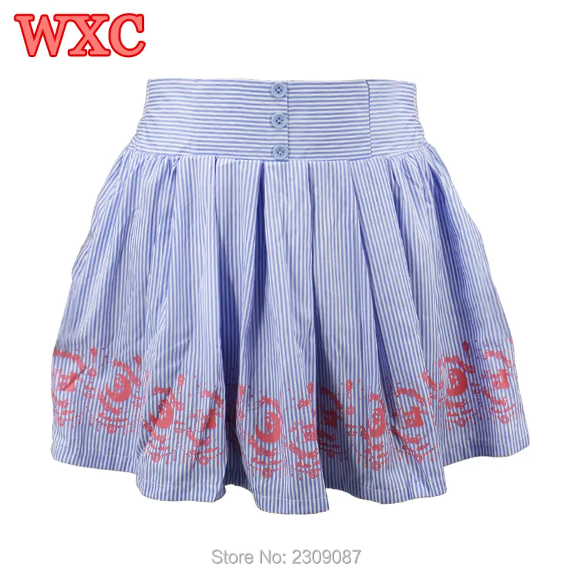 

Summer Women Skirt Harajuku Anime Sailor Moon Luna Cat Printed Pleated Skirts Preppy Style Schoolgirl High Waist Short Skirt WXC