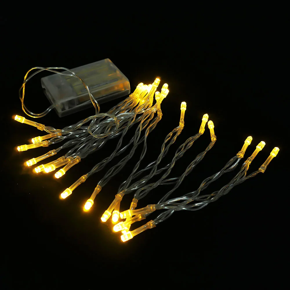 3 м 4 5 светодиодная гирлянда AA на батарейках сказочные лампы Luces LED украшение для