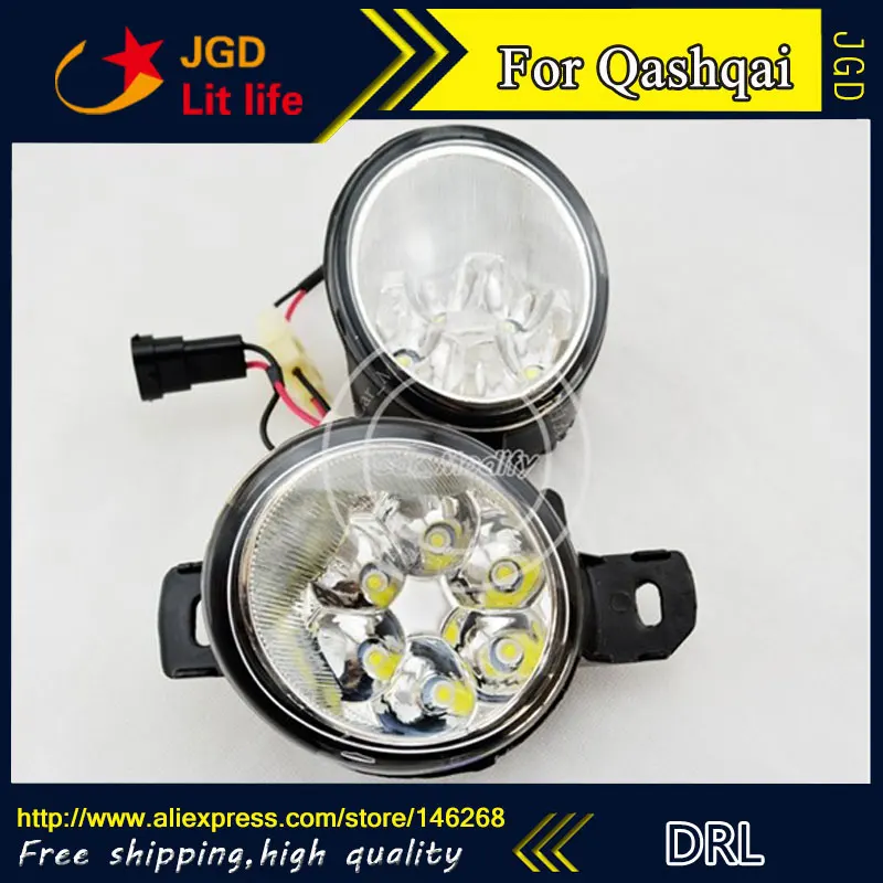 Free shipping ! 12V 6000k LED DRL Daytime running light for Nissan