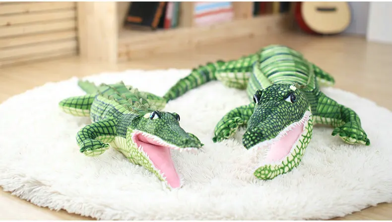 100 см (39.37 дюйма) -190 см Новое поступление большой Моделирование Крокодил плюшевые Игрушечные лошадки мягкие Животные кукла детские игрушки