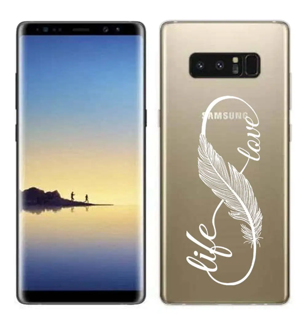 Clear Silicone Fundas for Samsung Galaxy S8 S9 S8 Plus S9 Plus Soft TPU Cover for Samsung Note 3 4 5 7 8 9 Case Protective Shell (8)