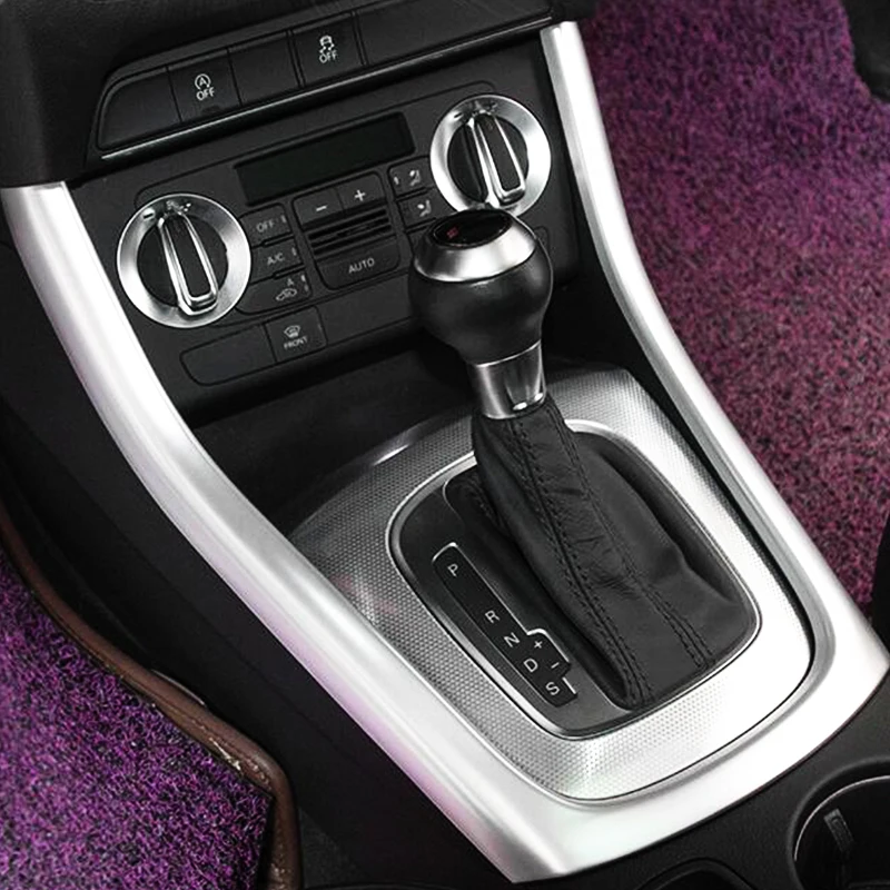 

ABS Plastic For Audi Q3 Car Styling accessories Car gear shift knob frame panel Cover Trim 2012 2013 2014 2015