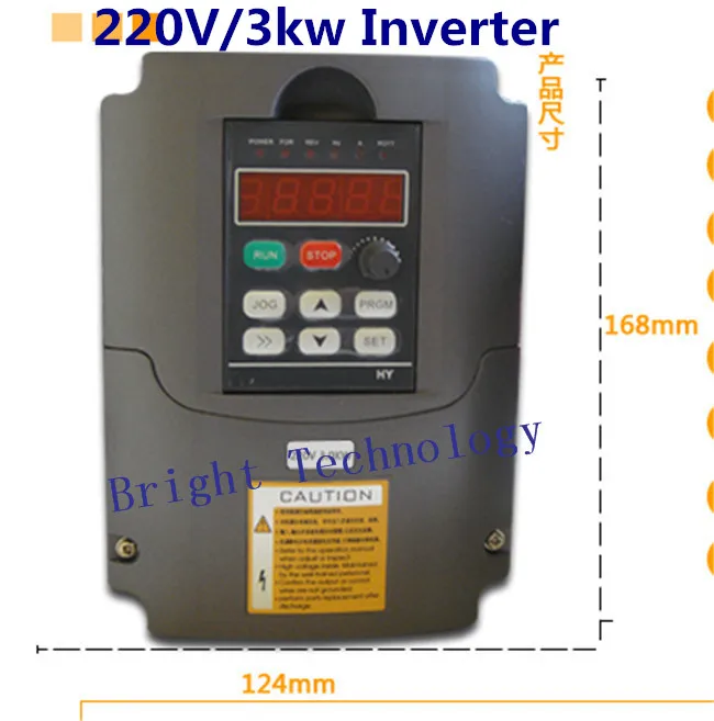 

3KW 220V AC Variable Frequency Drive VFD Inverter for 3.0KW spindle 3000W vfd 3KW Inverter