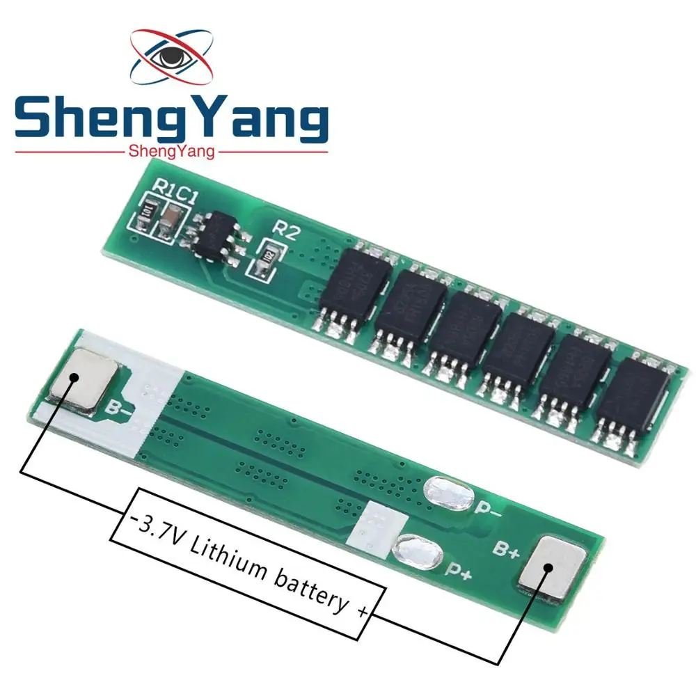 

ShengYang 1S 5A 3.7V li-ion BMS PCM battery protection board pcm for 18650 lithium ion li battery