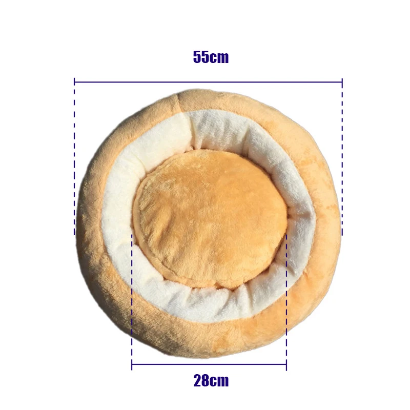 2019 Горячая продажа яйцо форма домашнее животное гнездо диваны съемные и моющиеся теплые кошачьи туалеты плюшевые круглый чехол домашнее
