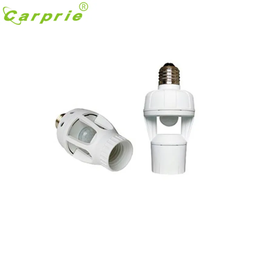 CARPRIE AC 110V 220V Infrared PIR Motion Sensor LED E27 Lamp Bulb Holder Switch L61220 DROP