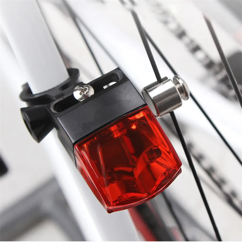 Clearance High Bike Tool Bicycle Lights Induction Tail Light Bike Bicycle Warning Lamp Magnetic Power Generate Taillight 3