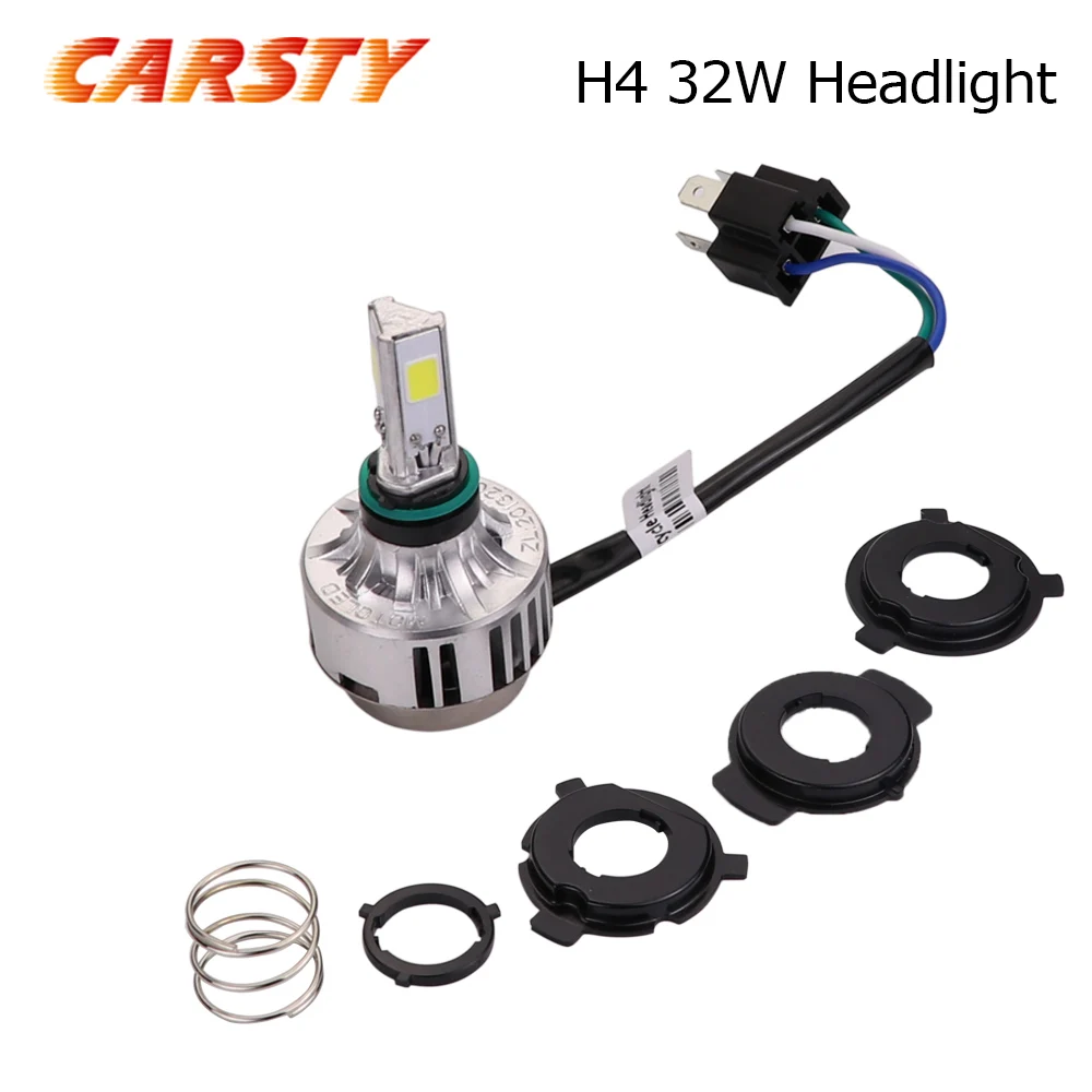 32W 3000LM WHITE H6 H4 BA20D kit led COB Motorcycle LED Headlight Bulb