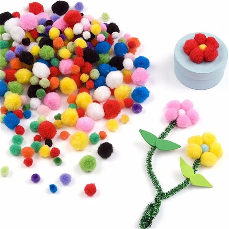 Около 100 шт. 10 мм помпоном шары Домашний Декор Декоративные цветы разведки развивающие ремесел DIY игрушка Интимные аксессуары венки одежды