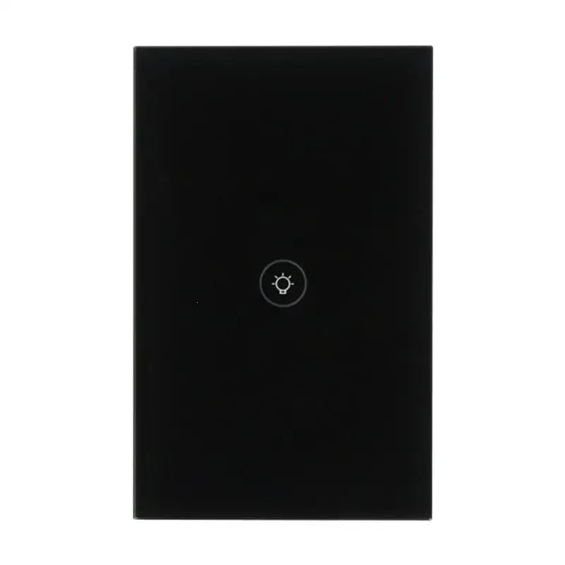 

1CH US Plug WiFi Switch Smart Wireless Light Wall Switch Black/White Waterproof Touch Panel IFTTT APP Share Remote Control DS35