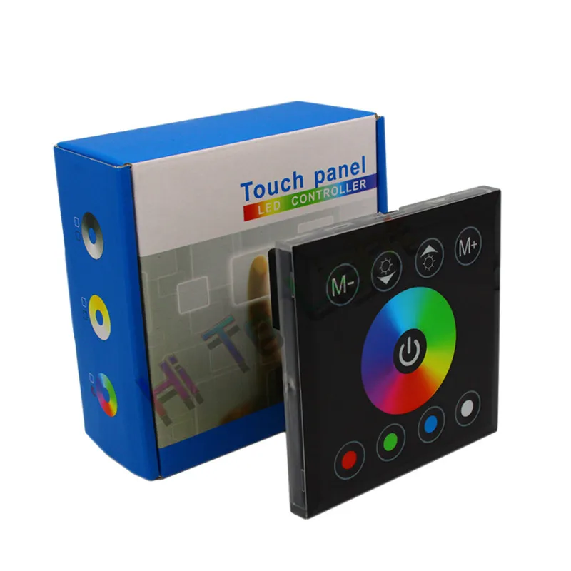 

LED RGBW Touch Panel Full Color Controller DC12V - 24V 4A * 4CH 4 channels Dimmer For 5050 3528 LED RGB Strip Light Tape Ribbon
