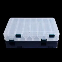 Fredderick Топ пластиковый контейнер для рыболовных приманок крючок приманки снасти ящик для хранения Контейнер 1,9