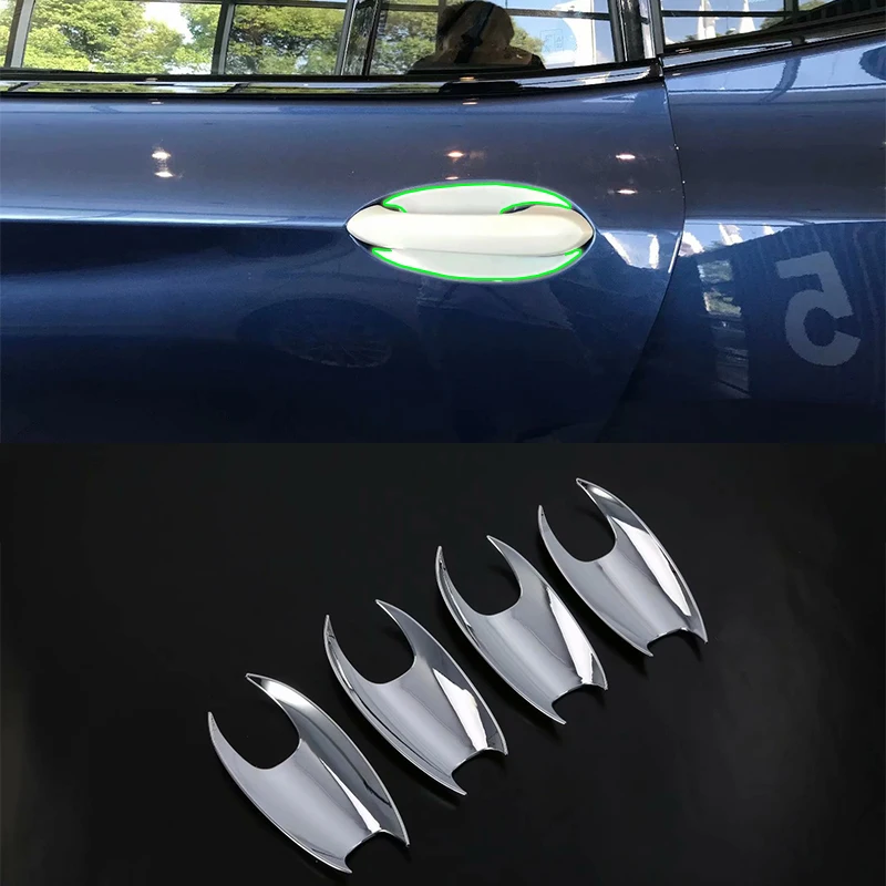 

Car Accessories Exterior Decoration ABS Chrome Side Door Handle Bowl Cover Trims For BMW X3 2018 Car Styling