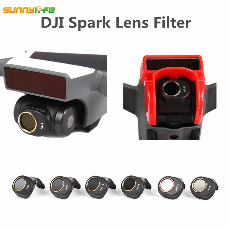 Фильтр для DJI Spark ND4 ND8 ND16 ND32 MCUV CPL фильтр объектива HD прозрачный водонепроницаемый