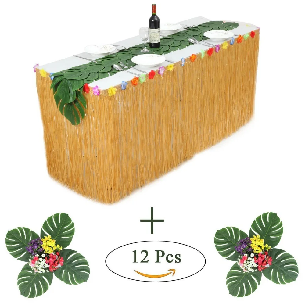 diy grass table skirt