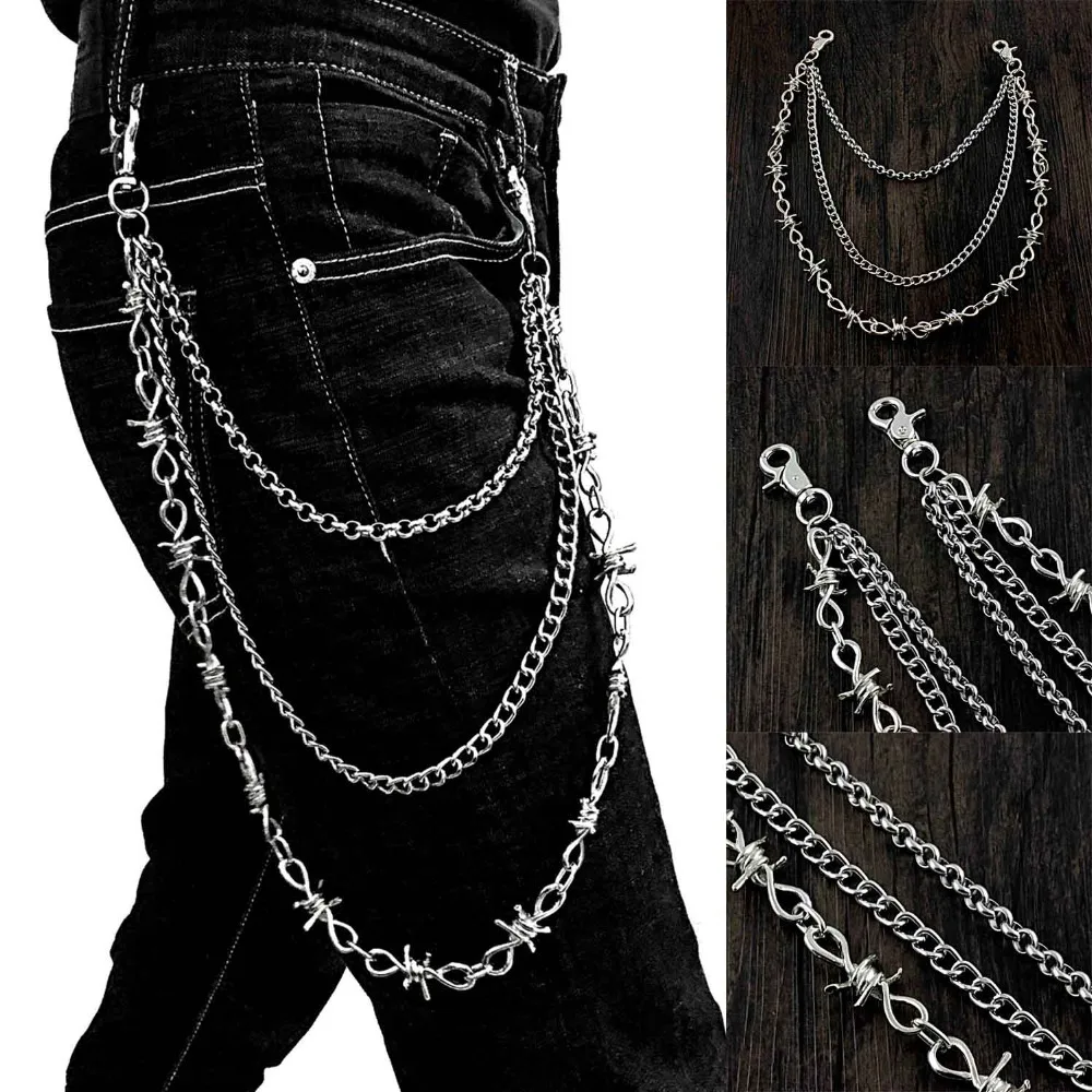 New style 3 Chans Hip Hop Punk Pants 
