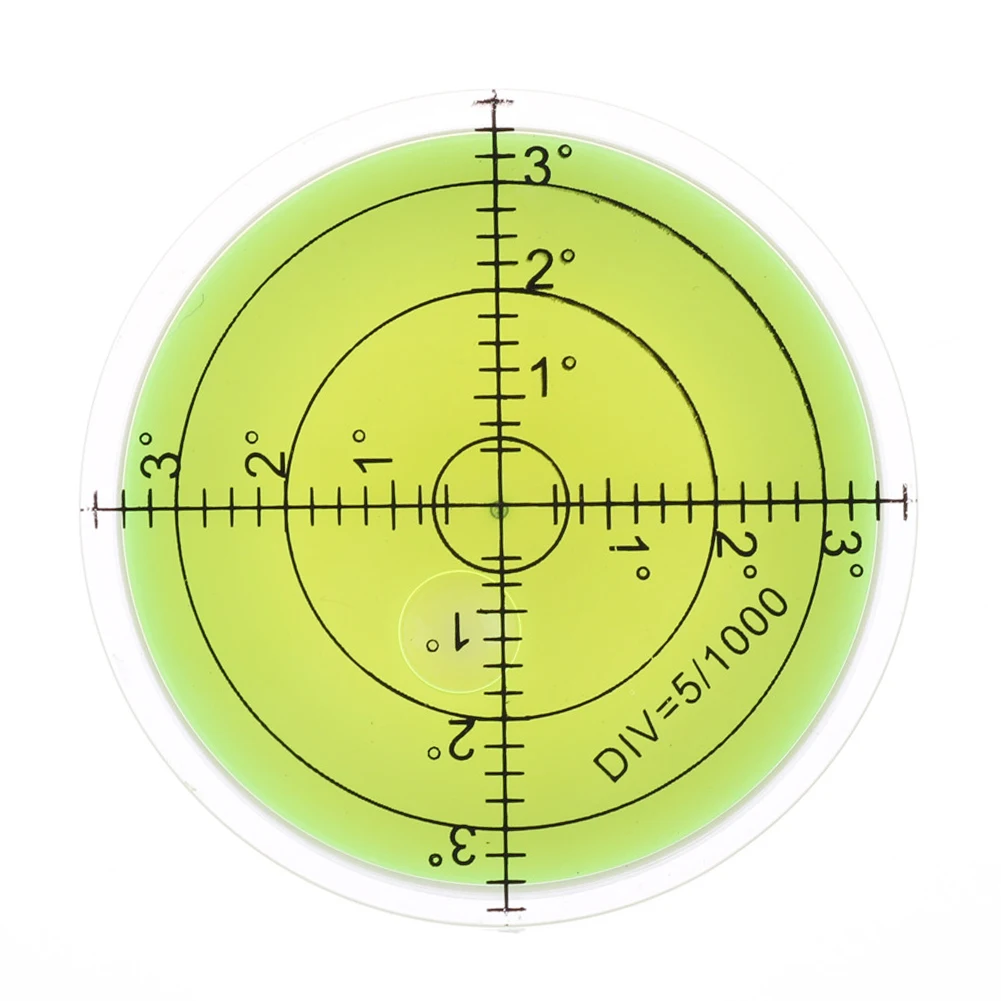 

Precision Circular Round Bubble Spirit Level Surface Degree Mark Measuring Tool