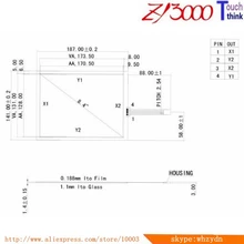 Новинка,, 5 шт./партия, 8,4 дюйма, 187*141, сенсорная панель, Usb, 4 провода, резистивный сенсорный экран