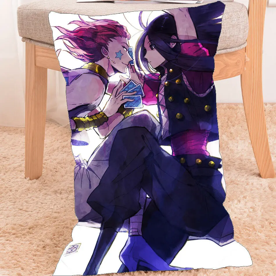 

Anime hunter x hunter Hisoka Illumi Zoldyck Dakimakura Pillow Cover Case 40x60cm