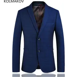 2019 новый бренд пиджаки для женщин Повседневное для мужчин модные Masculino форма официальные пиджаки Роскошные облегающая мужская деловая