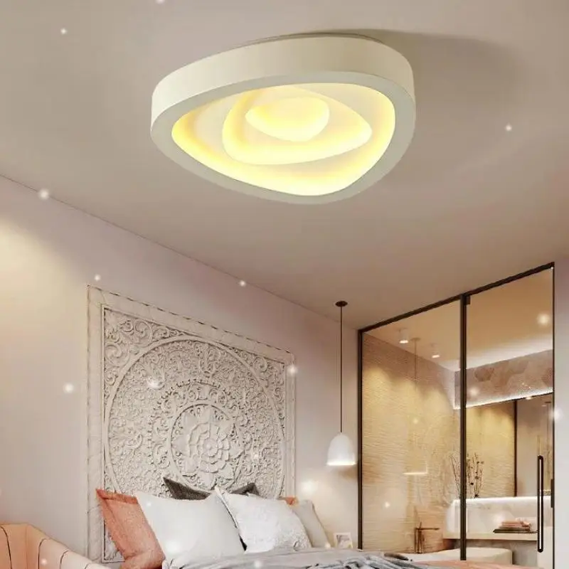 study room Led Ceiling Lamp daily lighting Luminaria Triangle Living