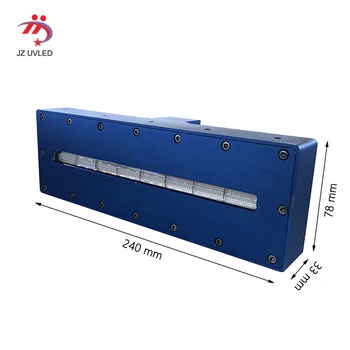 

High-power high-speed UV ink screen printing machine curing LED lamp PET PT PVC Business card printing 395nm Ultraviolet light