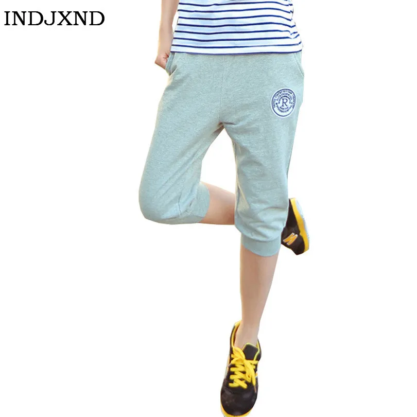 INDJXND Summer Women Casual Corriendo Pants Harem Trousers Female Sportswear Clothes Cotton Long Womens Seven Short Capris Pant INDJXND Summer Women Casual Corriendo Pants Harem Trousers Female Sportswear Clothes Cotton Long Womens Seven Short Capris Pant
