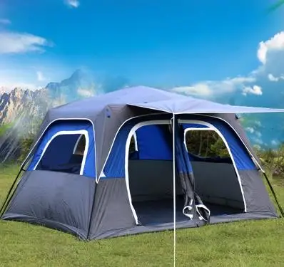 Best Offers 2 Bedrooom 1 Living Room Automatic 5 6 8 Person Rainproof Self Driving Car Family Party Beach Relief Tent Outdoor Camping Tent