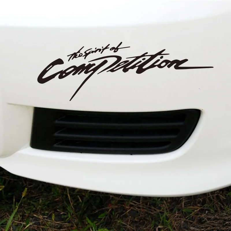 

1Pcs Car Styling Sticker Carved Reflective Sticker Letters Completition Sticks Vinyl JDM Auto Window Cool Decal Accessories